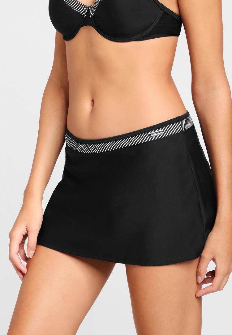 Lascana Lascana Bade-Rock Bikini Hose Damen - schwarz - 1 | SportScheck