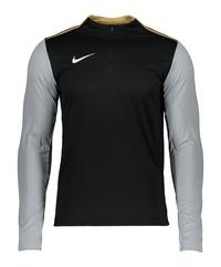 Nike Academy Pro 24 Drill Top Sweatshirt Funktionssweatshirt Herren - schwarzgraugold