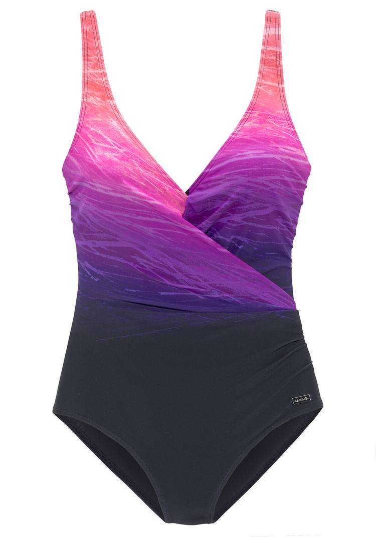 Lascana Lascana Badeanzug Badeanzug Damen - marine-pink - 2 | SportScheck