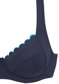 Lascana B&uuml;gel-Bikini-Top Bikini Oberteil Damen - marine