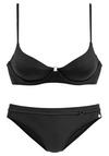 Lascana B&uuml;gel-Bikini Bikini Set Damen - schwarz