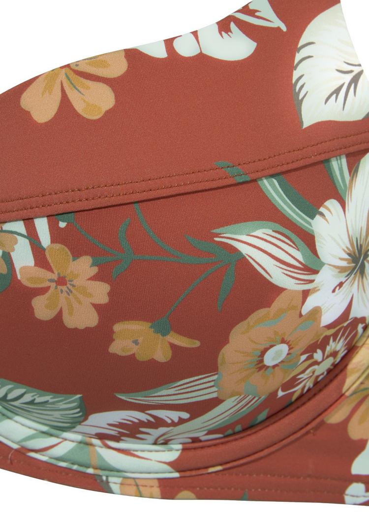 sunseeker sunseeker B&uuml;gel-Bikini-Top Bikini Oberteil Damen - rostrot-bedruckt - 0 | SportScheck