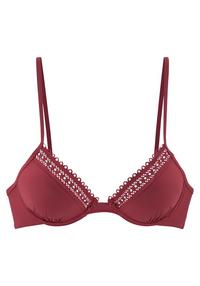 S.OLIVER B&uuml;gel-Bikini-Top Bikini Oberteil Damen - rostrot