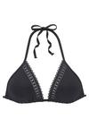 S.OLIVER Triangel-Bikini-Top Bikini Oberteil Damen - schwarz