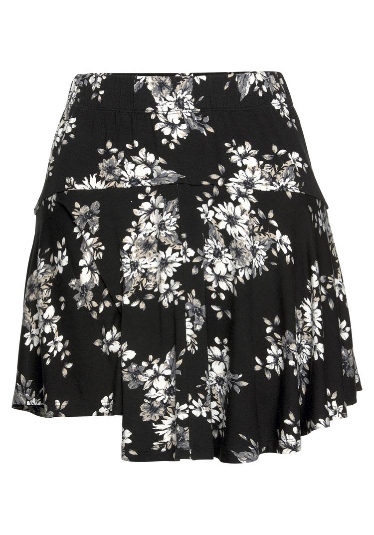 Lascana Lascana Hosenrock Hosenrock Damen - schwarz-creme-bedruckt - 0 | SportScheck