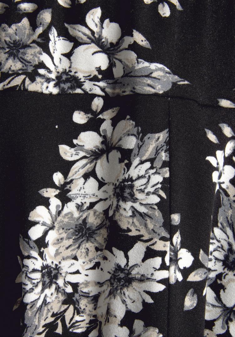 Lascana Lascana Hosenrock Hosenrock Damen - schwarz-creme-bedruckt - 1 | SportScheck