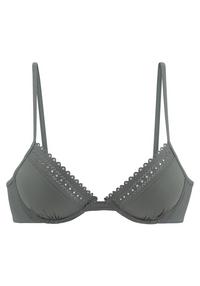 S.OLIVER B&uuml;gel-Bikini-Top Bikini Oberteil Damen - oliv