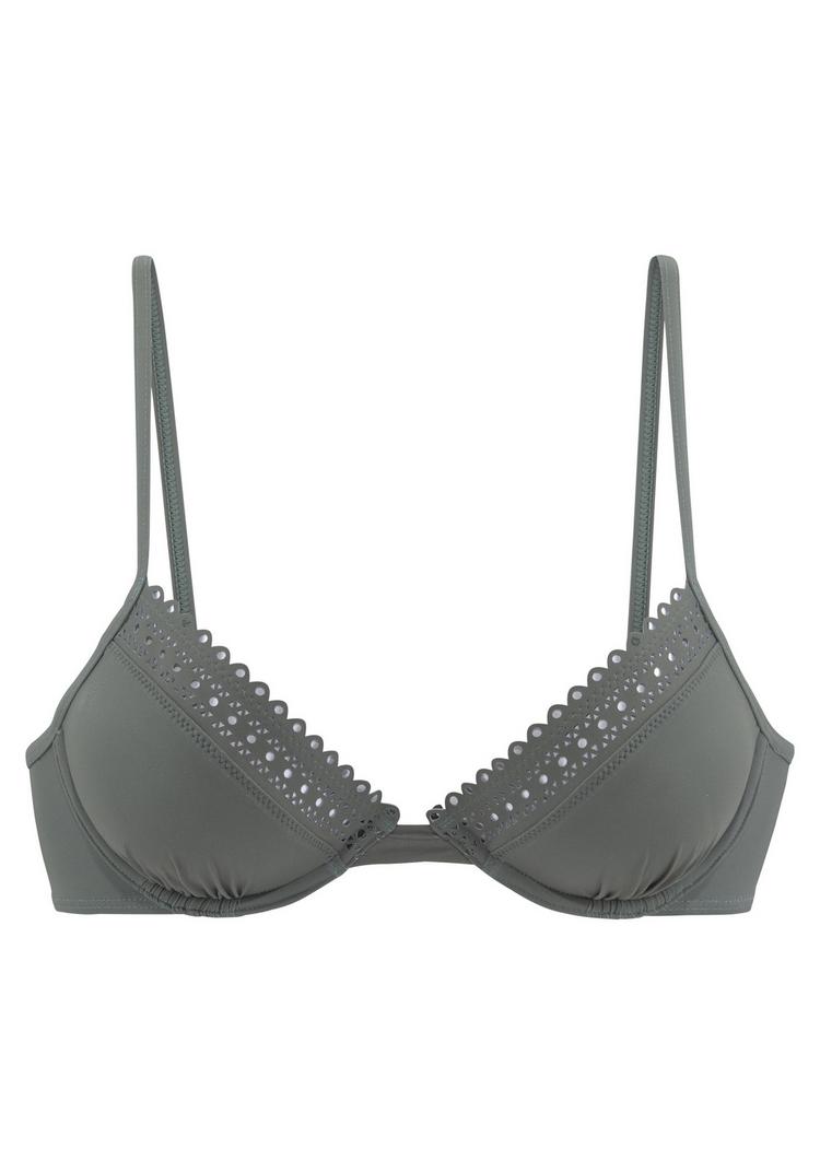 S.OLIVER S.OLIVER B&uuml;gel-Bikini-Top Bikini Oberteil Damen - oliv - 0 | SportScheck