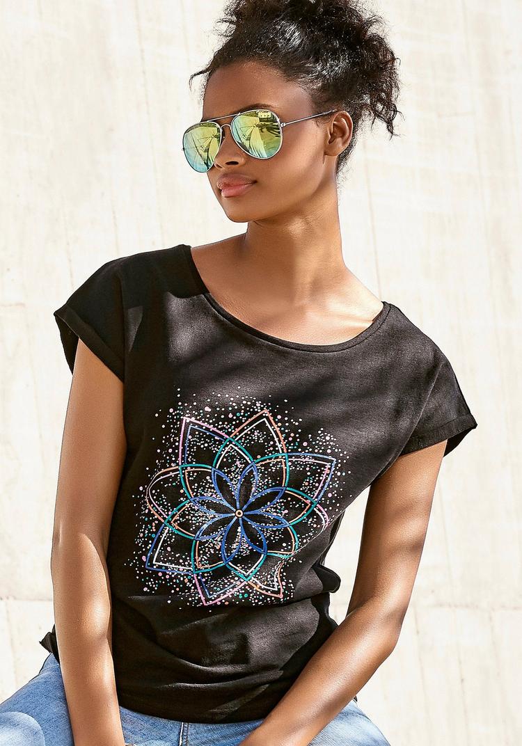 Buffalo Buffalo T-Shirt T-Shirt Damen - schwarz - 0 | SportScheck