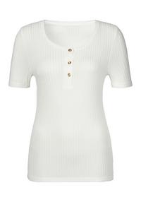 Lascana T-Shirt T-Shirt Damen - creme