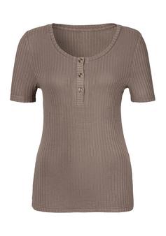 Lascana T-Shirt T-Shirt Damen taupe