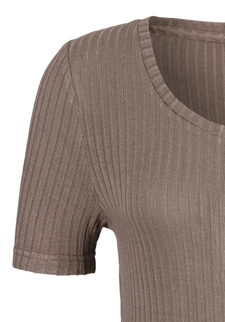 Lascana Lascana T-Shirt T-Shirt Damen - taupe - 0 | SportScheck