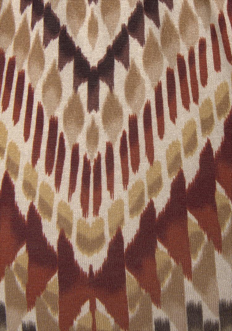 Lascana Lascana Jerseyhose Printhose Damen - braun-bedruckt - 4 | SportScheck