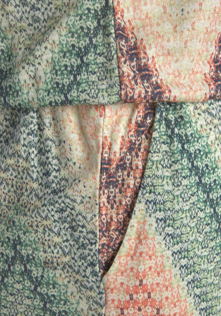 Lascana Lascana Kurzoverall Jumpsuit Damen - gr&uuml;n-rostorange-aubergine-bedruckt - 0 | SportScheck