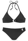 JETTE Triangel-Bikini Bikini Set Damen - schwarz