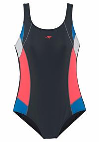 KangaROOS Badeanzug Badeanzug Damen - grau-hummer