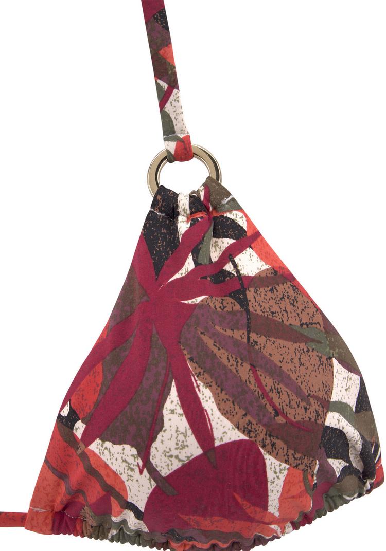 Lascana Lascana Triangel-Bikini-Top Bikini Oberteil Damen - rot bedruckt - 0 | SportScheck