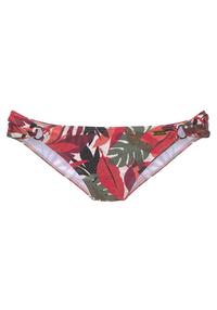 Lascana Bikini-Hose Bikini Hose Damen - rot bedruckt
