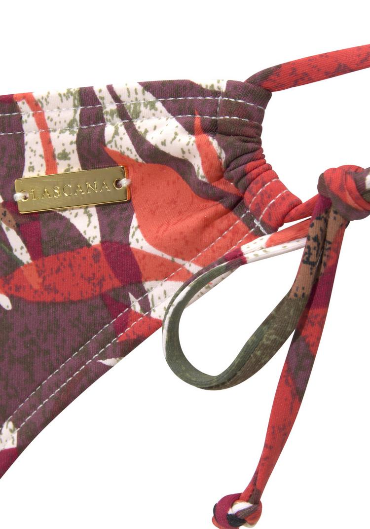 Lascana Lascana Bikini-Hose Bikini Hose Damen - rot bedruckt - 1 | SportScheck