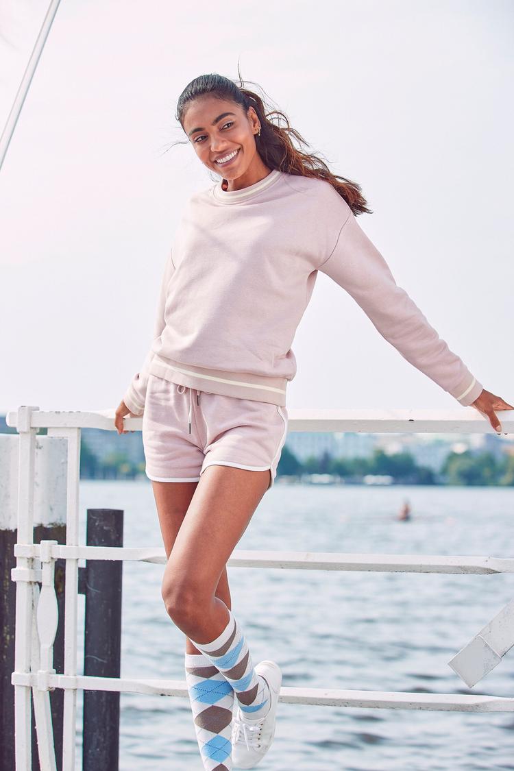 Lascana Lascana Relaxshorts Sweatshorts Damen - ros&eacute; - 3 | SportScheck