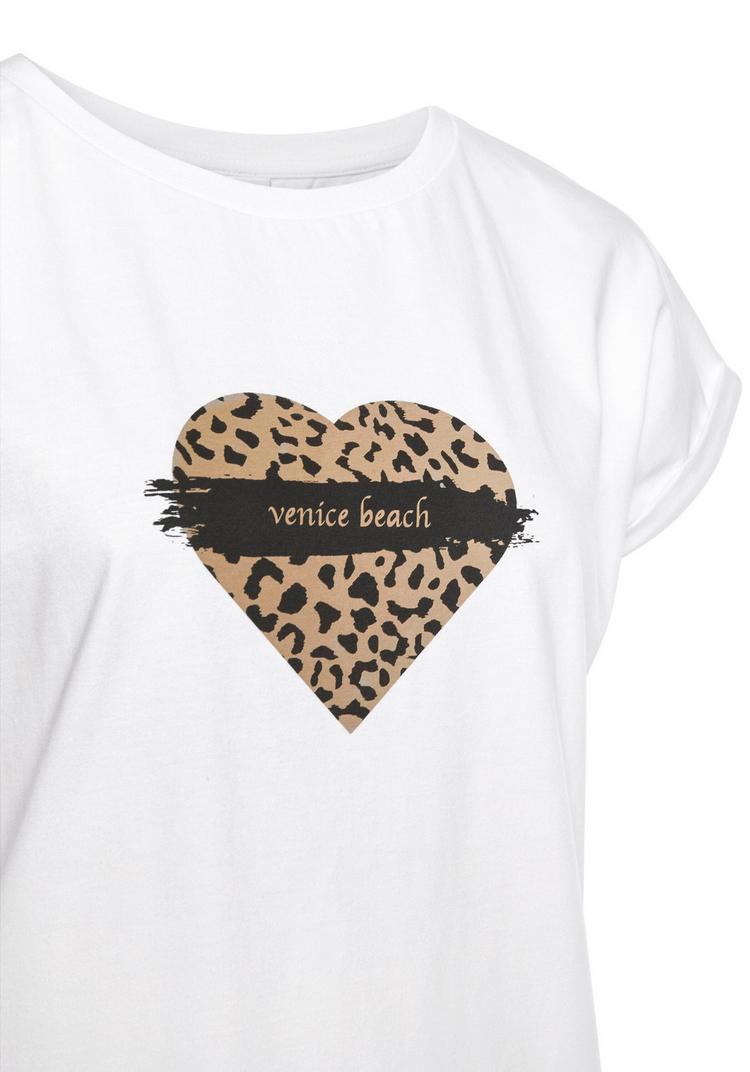 VENICE BEACH VENICE BEACH Kurzarmshirt T-Shirt Damen - wei&szlig; - 0 | SportScheck