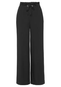 Lascana Paperbag-Hose Stoffhose Damen - schwarz