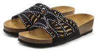 Lascana Pantolette Sandalen Damen - schwarz