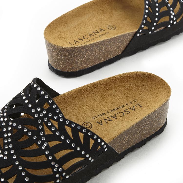 Lascana Lascana Pantolette Sandalen Damen - schwarz - 0 | SportScheck