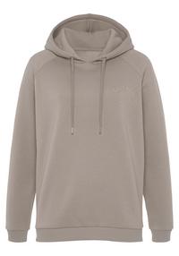 Lascana Kapuzensweatshirt Hoodie Damen - taupe