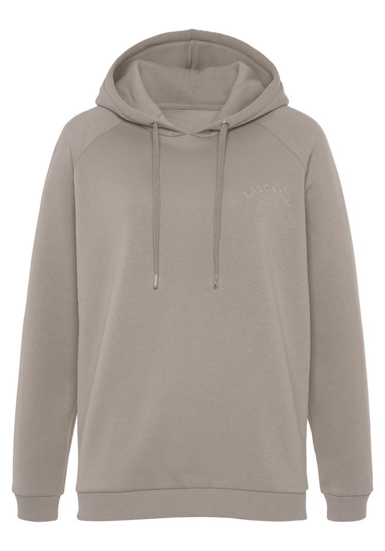 Lascana Lascana Kapuzensweatshirt Hoodie Damen - taupe - 0 | SportScheck