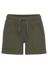 Bench Relaxshorts Sweatshorts Damen - dunkelgr&uuml;n
