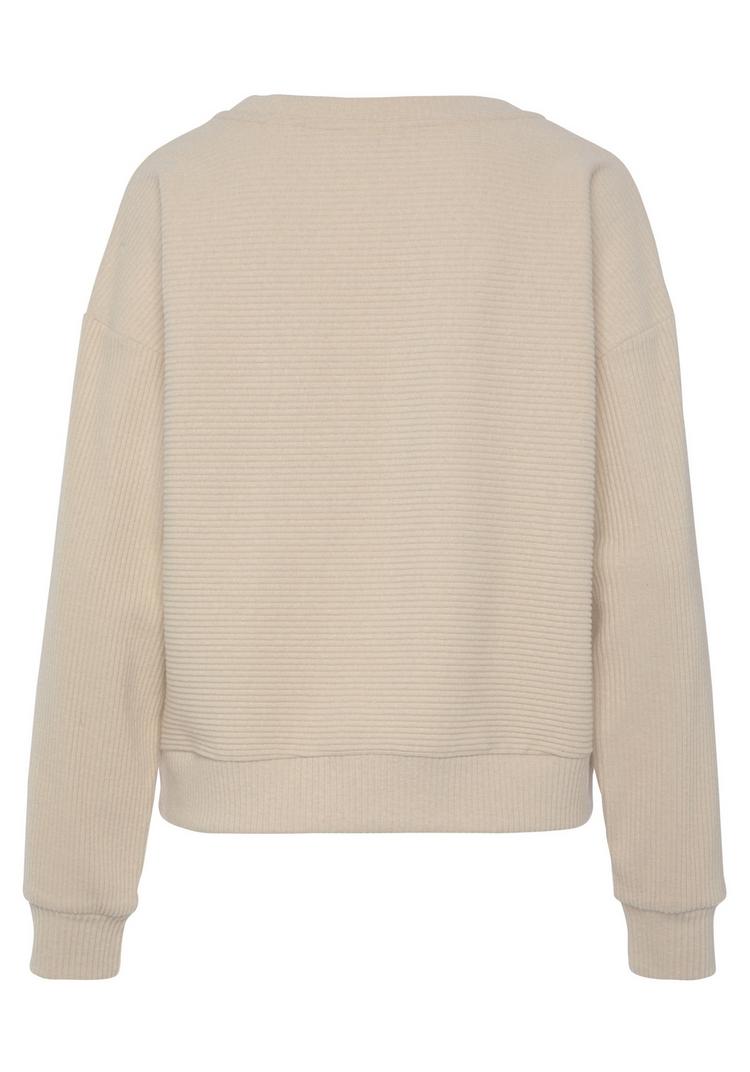 S.OLIVER S.OLIVER Sweatshirt Sweatshirt Damen - creme - 0 | SportScheck