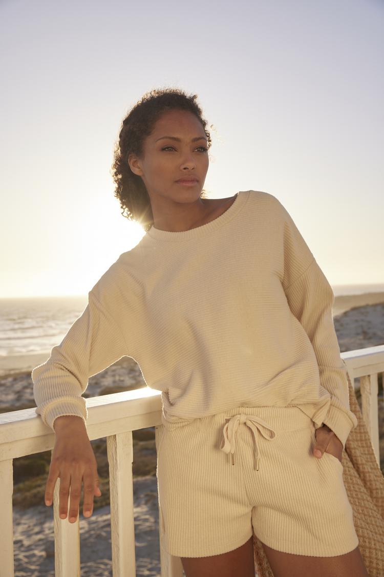 S.OLIVER S.OLIVER Sweatshirt Sweatshirt Damen - creme - 2 | SportScheck