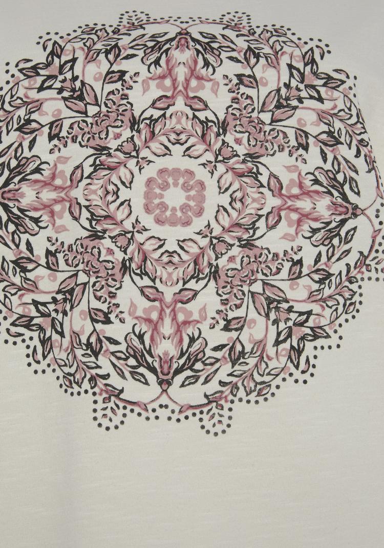 Vivance Vivance Kurzarmshirt T-Shirt Damen - creme - 1 | SportScheck