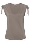 Lascana Strandtop T-Shirt Damen - taupe