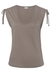 Lascana Strandtop T-Shirt Damen - taupe