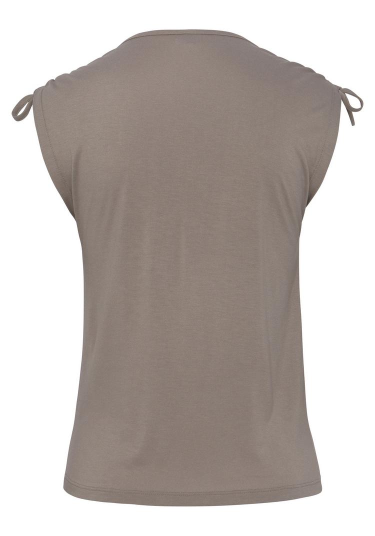 Lascana Lascana Strandtop T-Shirt Damen - taupe - 0 | SportScheck