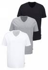BRUNO BANANI T-Shirt T-Shirt Herren - schwarz - wei&szlig; - grau