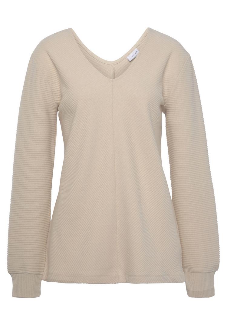 S.OLIVER S.OLIVER Sweatshirt Sweatshirt Damen - creme - 0 | SportScheck