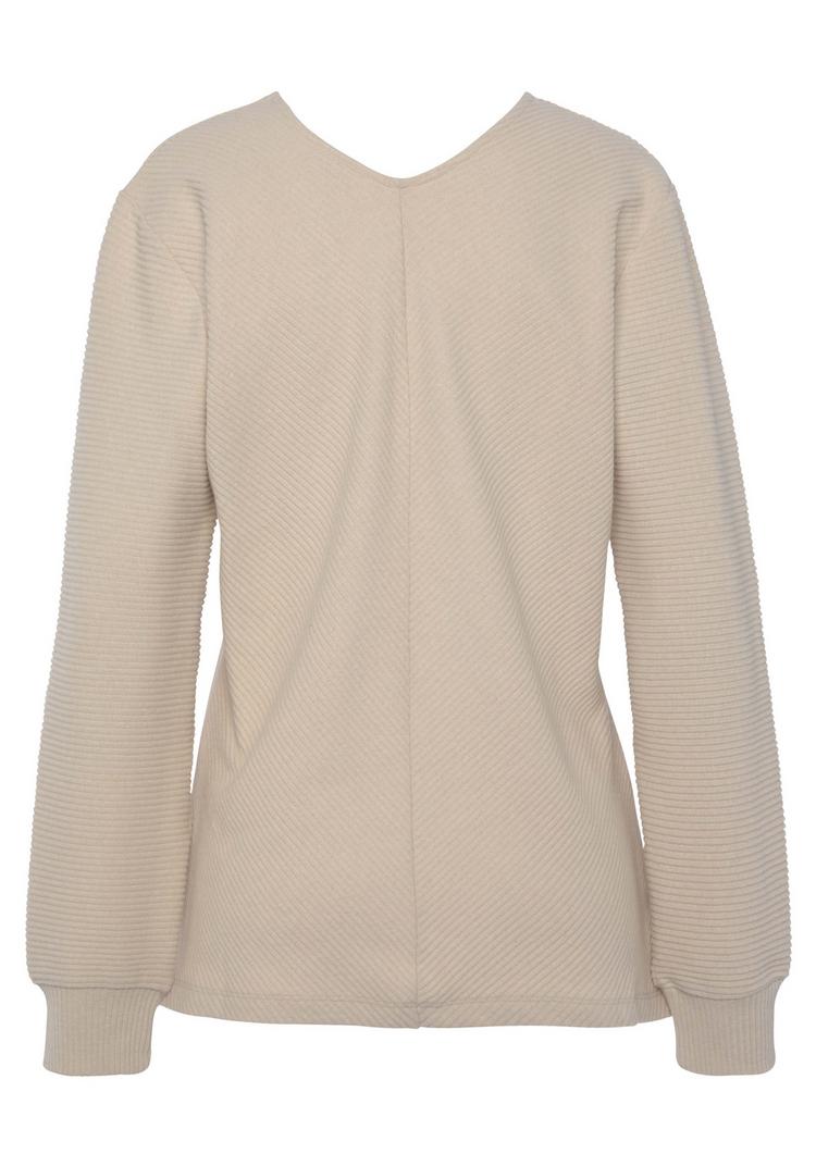 S.OLIVER S.OLIVER Sweatshirt Sweatshirt Damen - creme - 0 | SportScheck