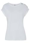 Buffalo Kurzarmshirt T-Shirt Damen - creme