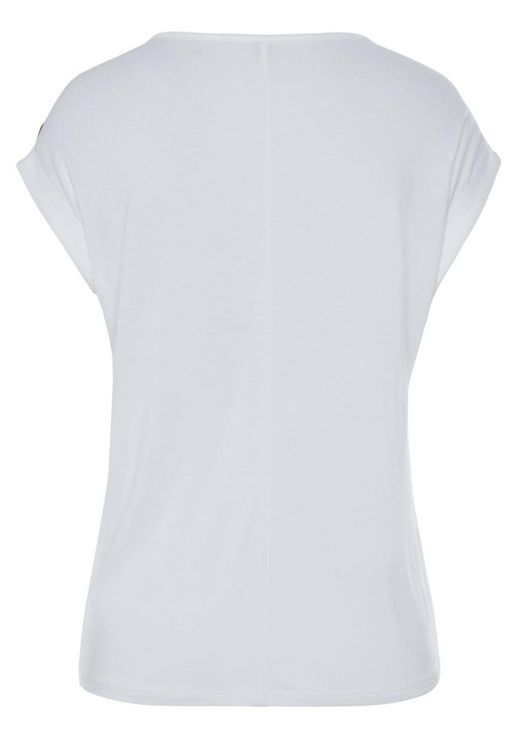 Buffalo Buffalo Kurzarmshirt T-Shirt Damen - creme - 0 | SportScheck