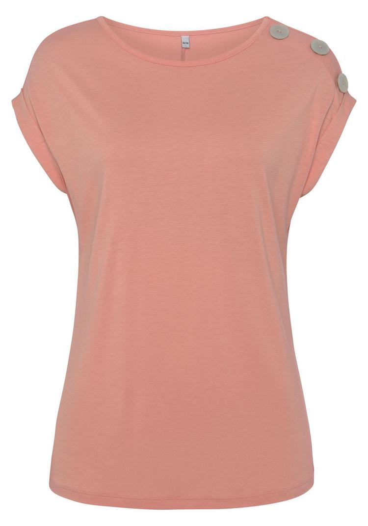 Buffalo Buffalo Kurzarmshirt T-Shirt Damen - peach - 0 | SportScheck
