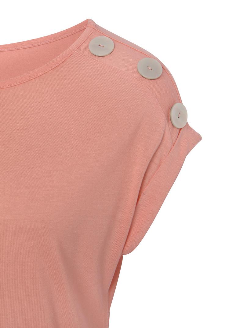 Buffalo Buffalo Kurzarmshirt T-Shirt Damen - peach - 0 | SportScheck