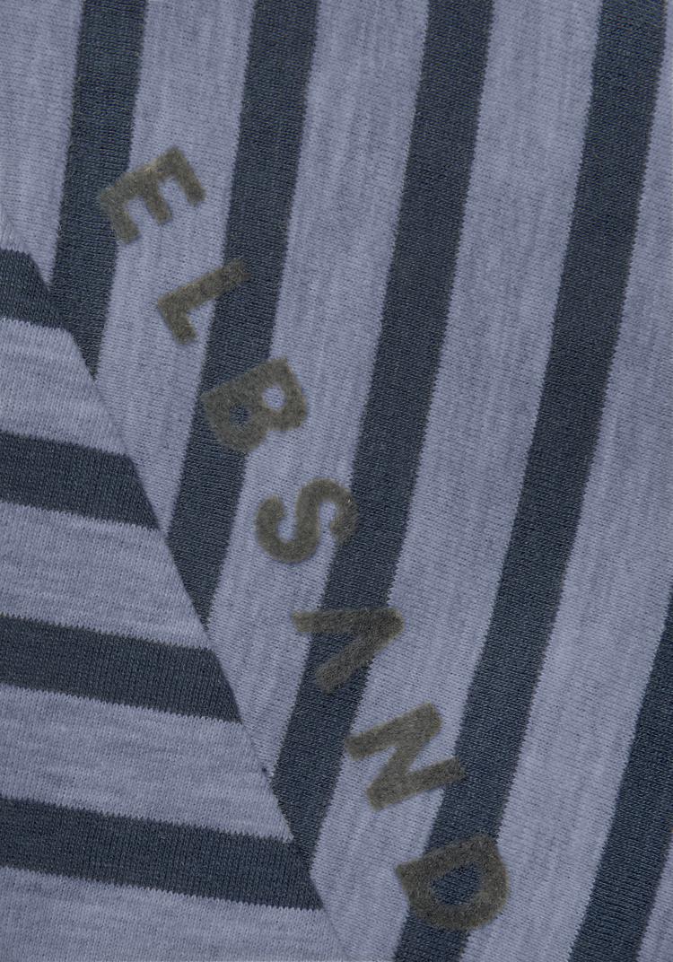 ELBSAND ELBSAND Kurzarmshirt T-Shirt Damen - grau-marine gestreift - 1 | SportScheck