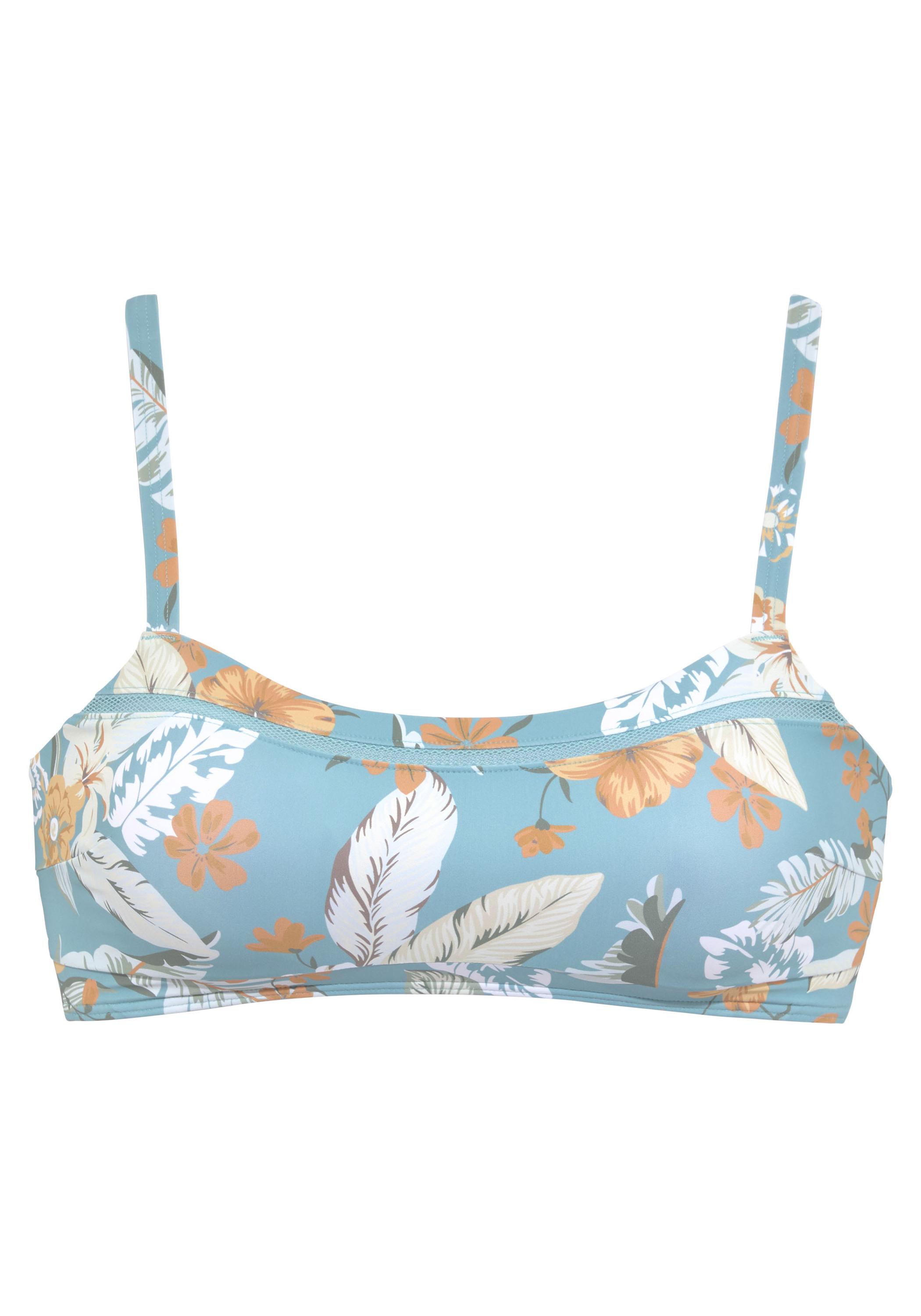 sunseeker Bustier-Bikini-Top Bikini Oberteil Damen - aquablau