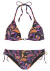Vivance Triangel-Bikini Bikini Set Damen - schwarz bedruckt