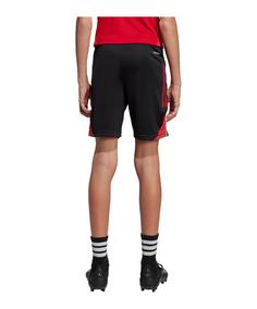 Rückansicht von adidas Tiro 25 Competition Short Kids Fußballshorts Kinder schwarzrot