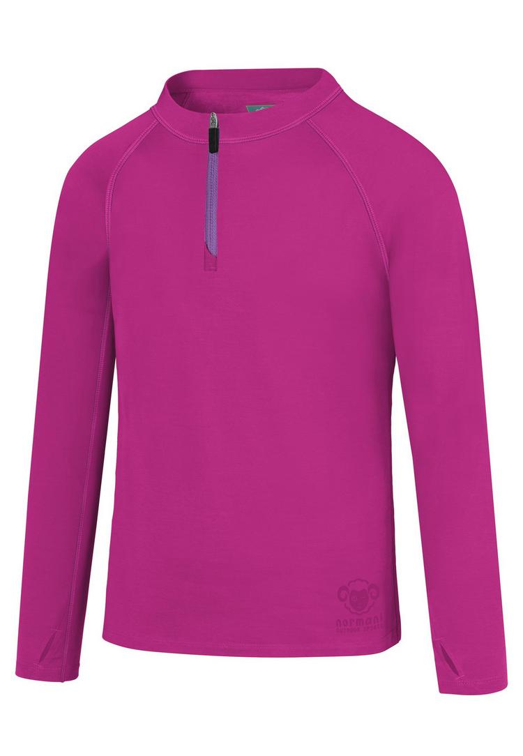 normani Outdoor Sports normani Outdoor Sports Nyapari Funktionssweatshirt Kinder - Fuchsia - 2 | SportScheck