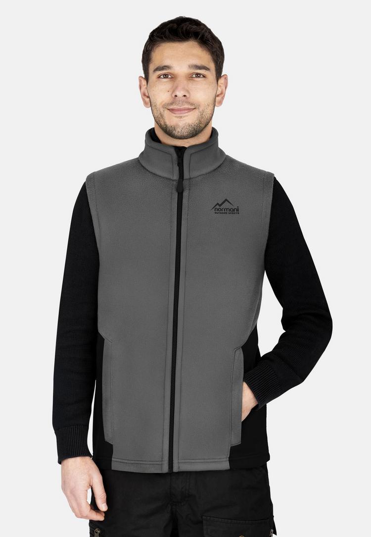 normani Outdoor Sports normani Outdoor Sports Petawawa Fleeceweste Herren - Grau - 0 | SportScheck